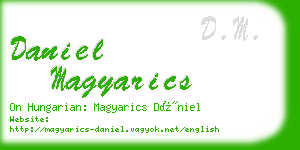 daniel magyarics business card